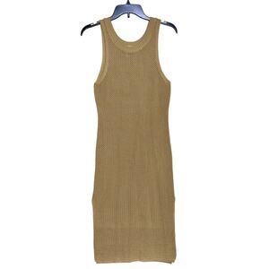 Lulus Sweater Dress Midi Sheath Sheer Sexy
